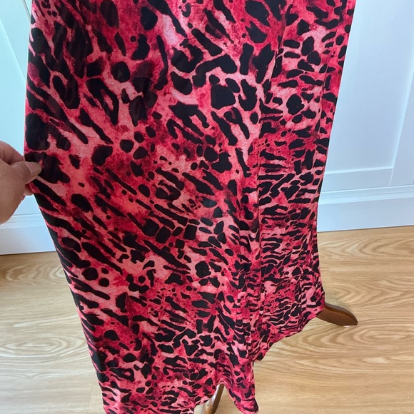 All Saints Tate Ambient Maxi Dress High/Low Hem V-Neck Size XSmall - Picture 8 of 13